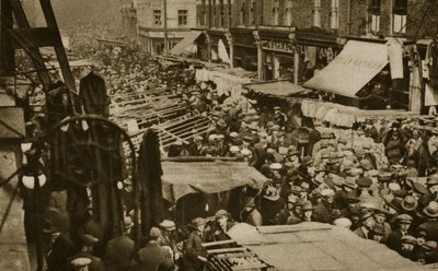 Petticoat Lane Markt auf der Middlesex Street von English Photographer